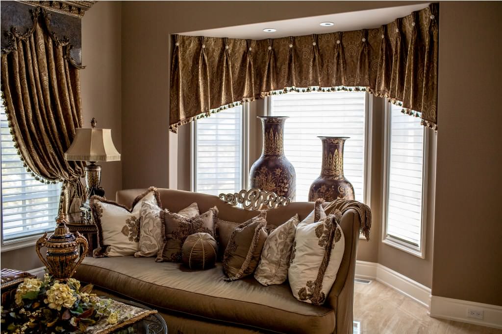 Image of: Curtains For Bay Windows