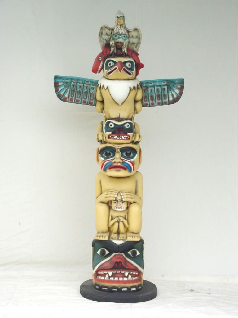 Image of: Native American Decorative Totem