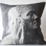 Native American Elder Decorative Pillows