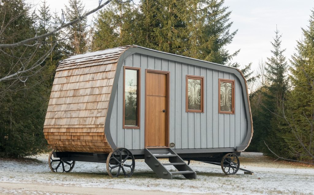Image of: Prefab Mobile Modern Cabin