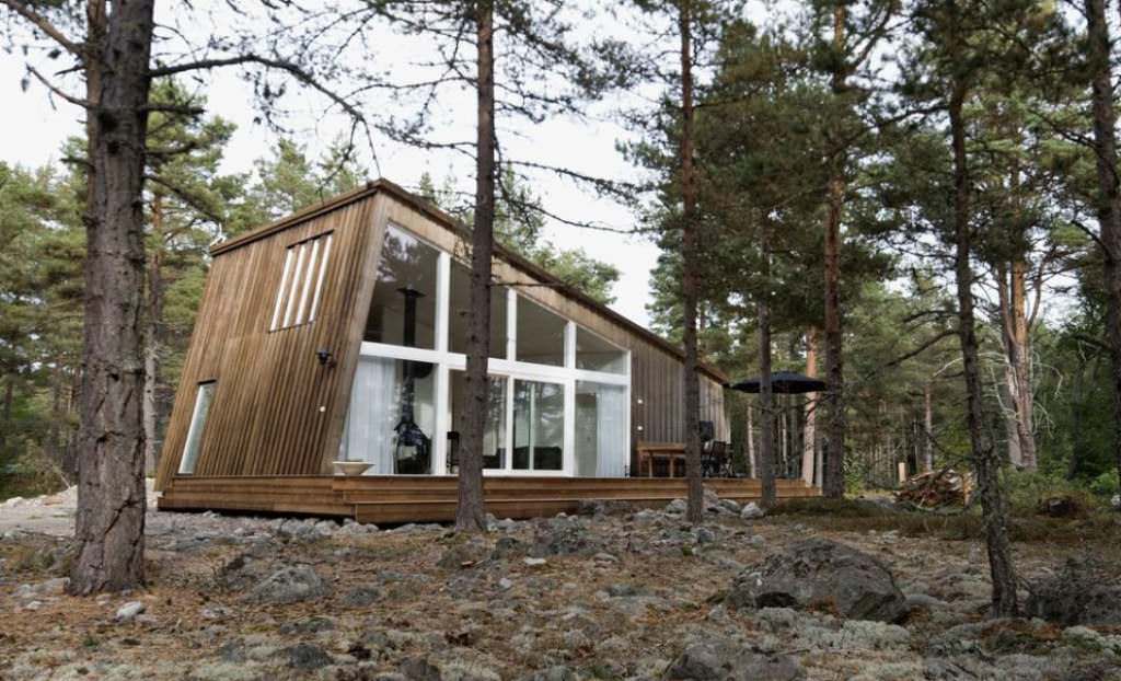 Image of: Prefab Modern Cabin Ideas