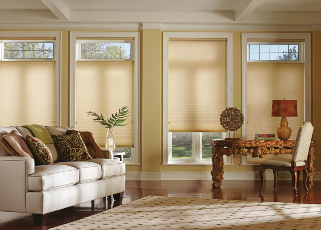 Image of: Window Shades Ideas For Bay Windows In Living Room