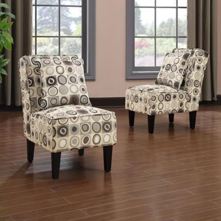 Image of: armless accent chair image no 2