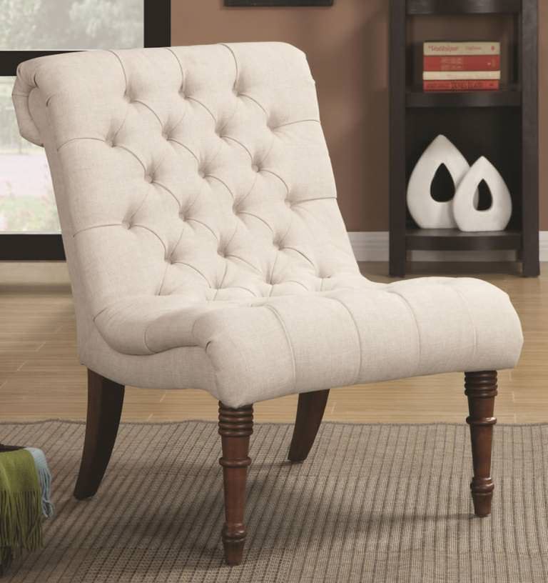 Image of: armless accent chair style