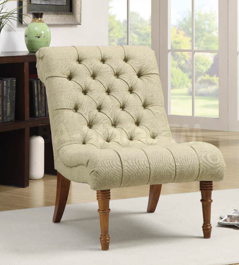 Image of: armless accent chair
