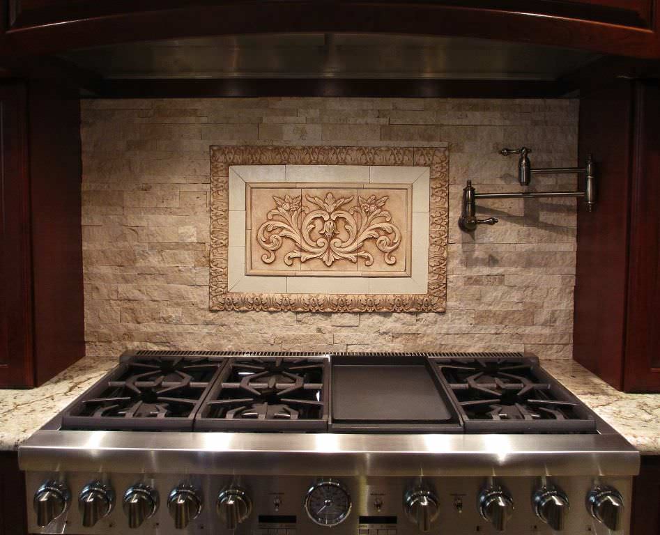 Image of: awesome accent tiles for kitchen backsplash