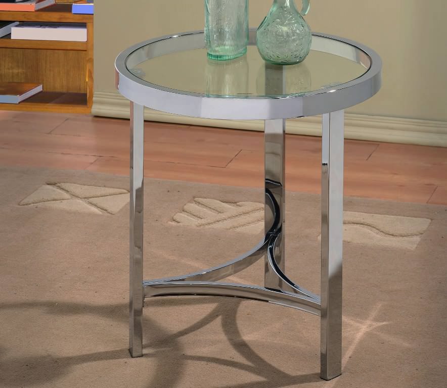Image of: chrome accent table image no 10