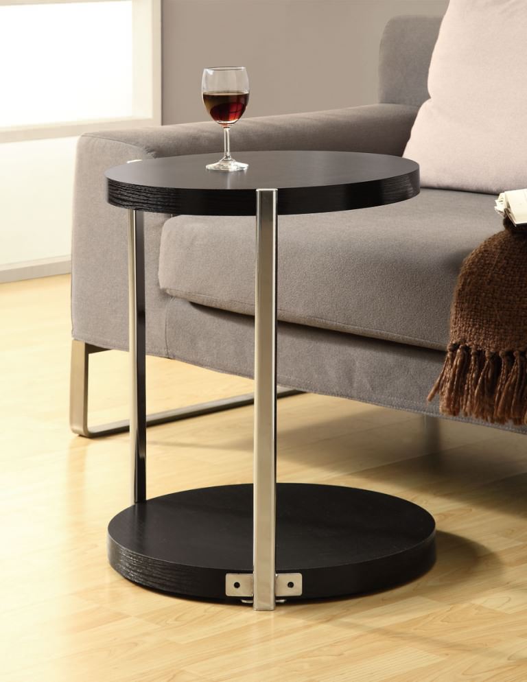 Image of: chrome accent table image no 2