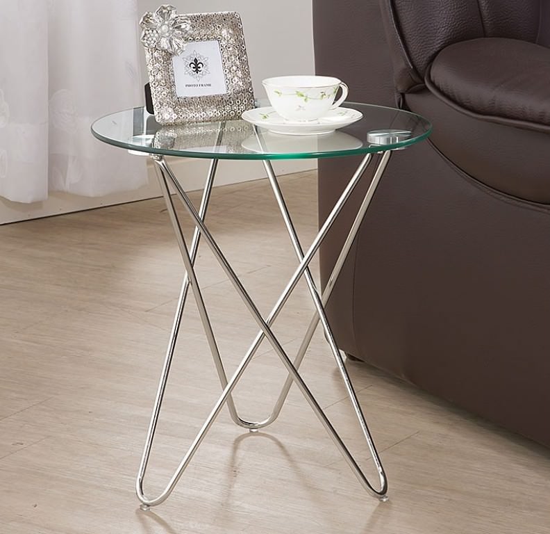 Image of: chrome accent table image no 3