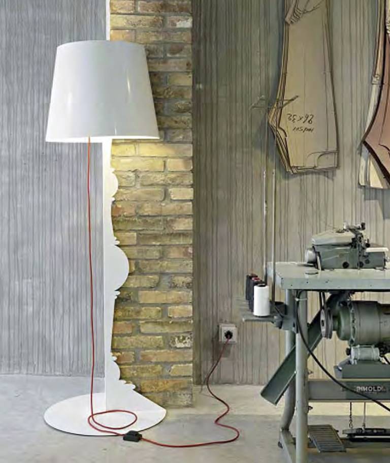 Image of: corner wall mounted floor lamp