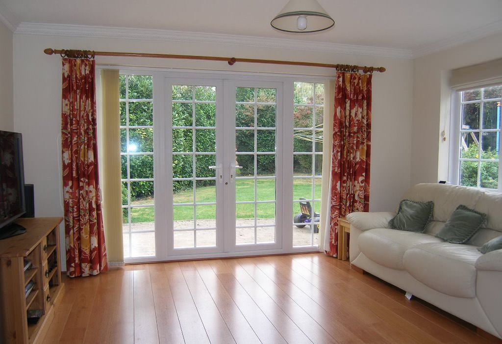 Image of: curtains for french doors in living rooms