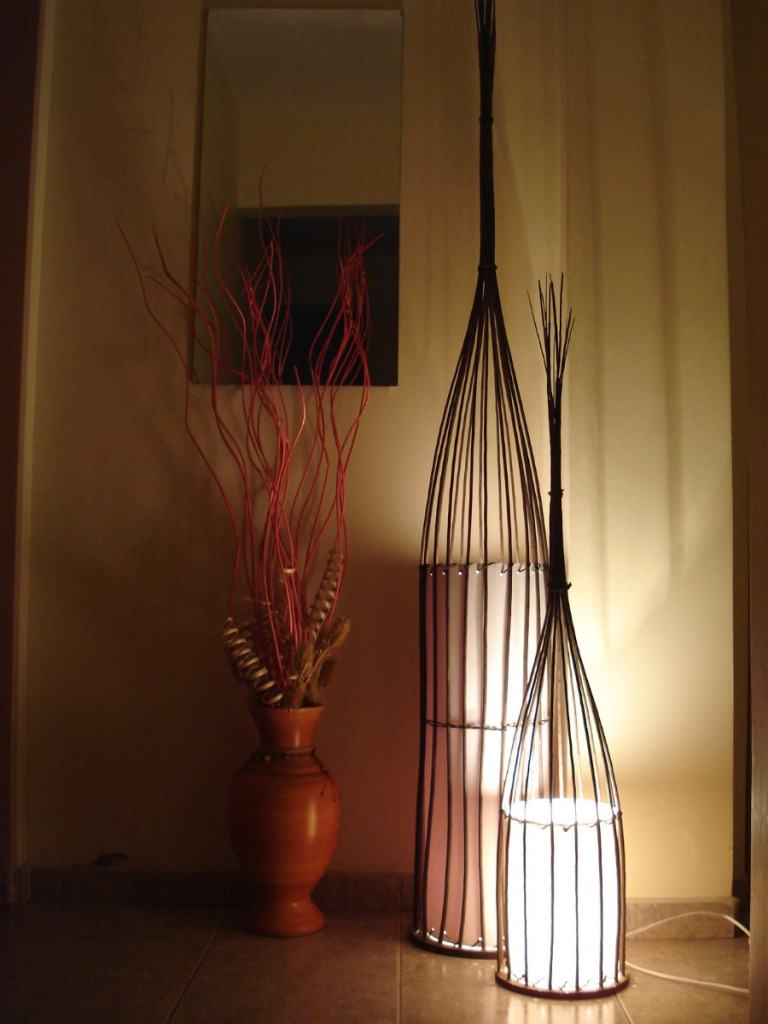 Image of: diy corner floor lamp