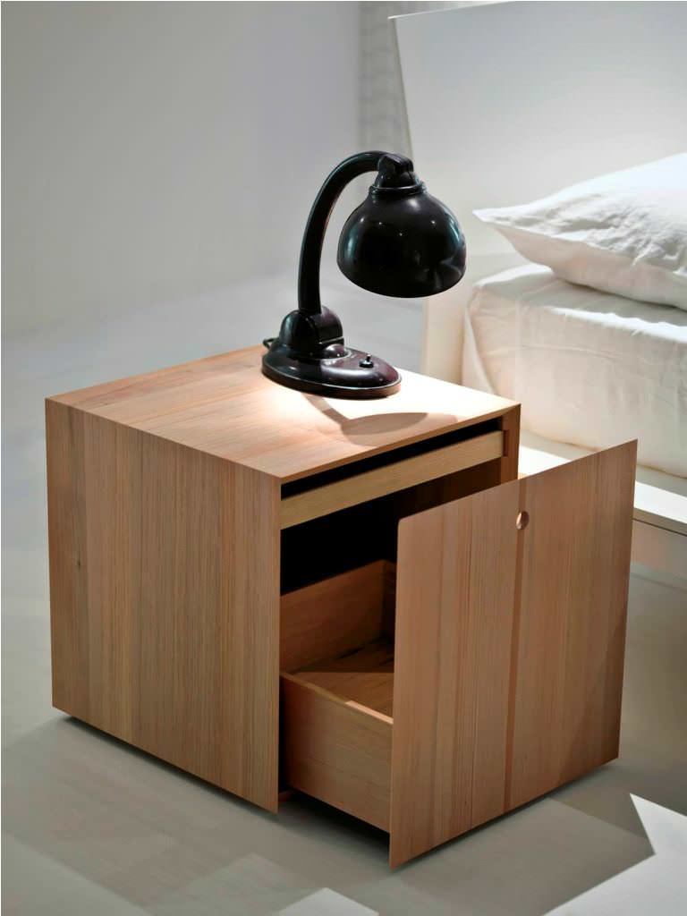 Image of: diy corner nightstand