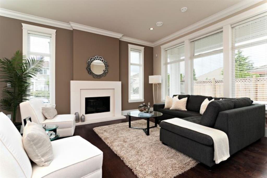 Image of: living room paint ideas with accent wall style