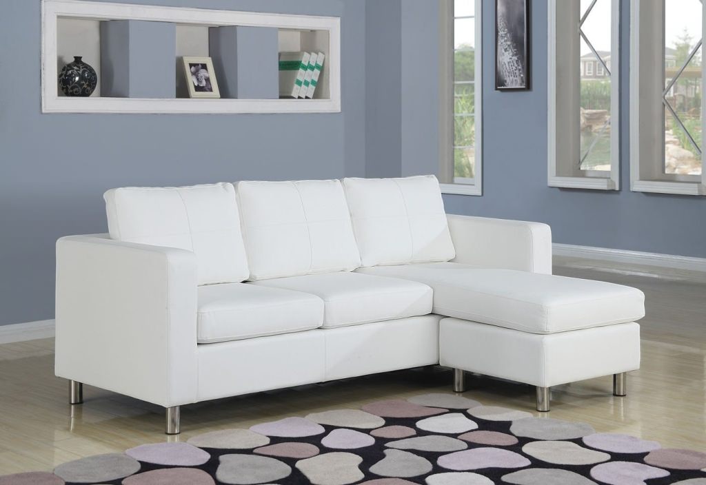 Image of: micro fiber sleeper sectional sofa for small spaces