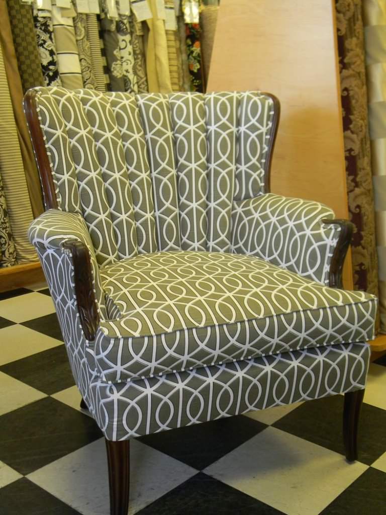 Image of: modern upholstery fabric for living room accent chair