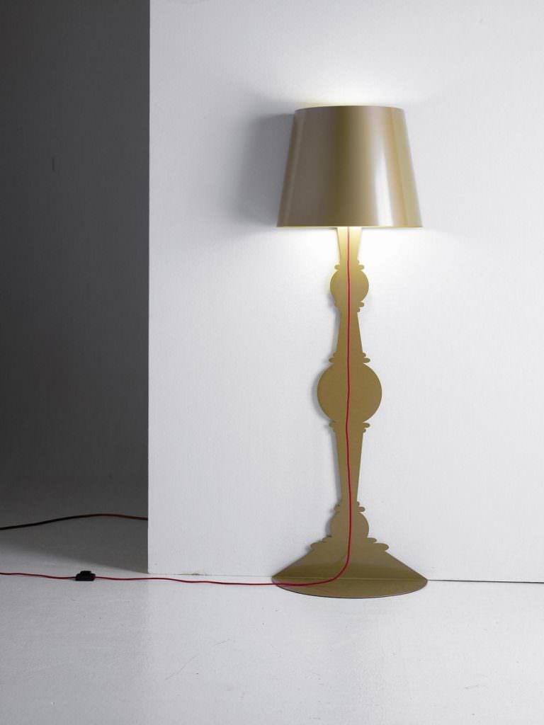Image of: mounted corner floor lamp