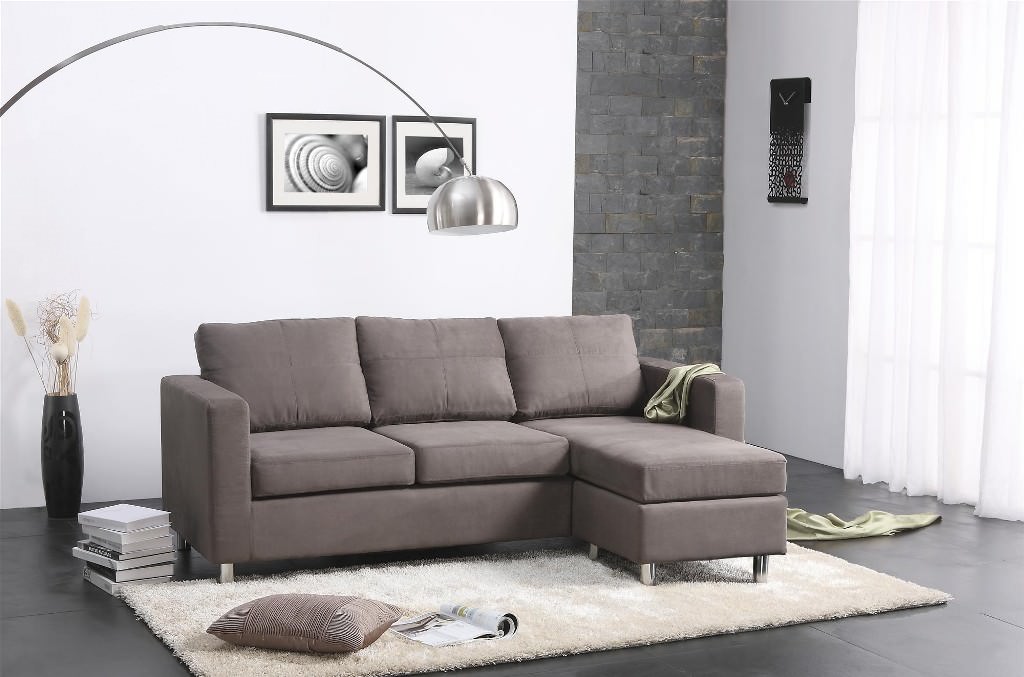 Image of: sleeper sectional sofa for small spaces living rooms