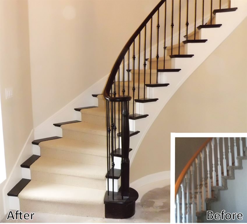 Image of: staircase makeover