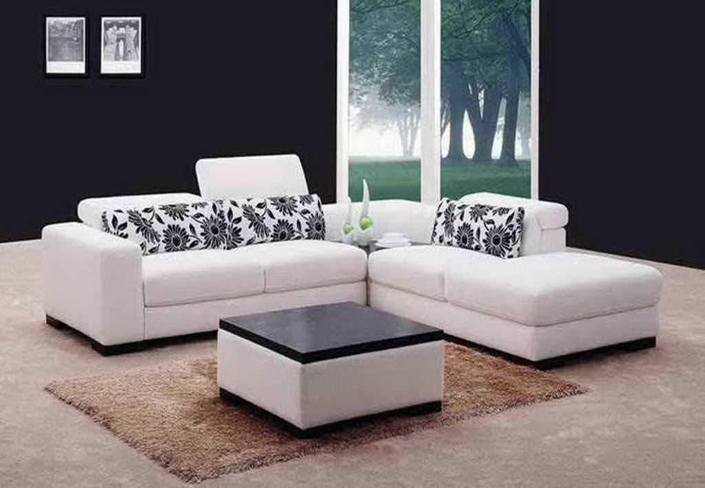 Image of: white sleeper sectional sofa for small spaces