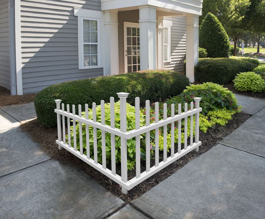 Image of: accent fence design