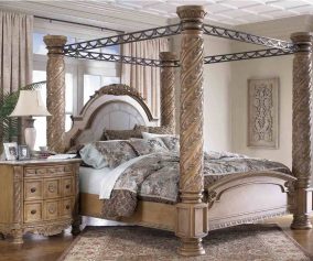 ashley-north-shore-king-canopy-bed