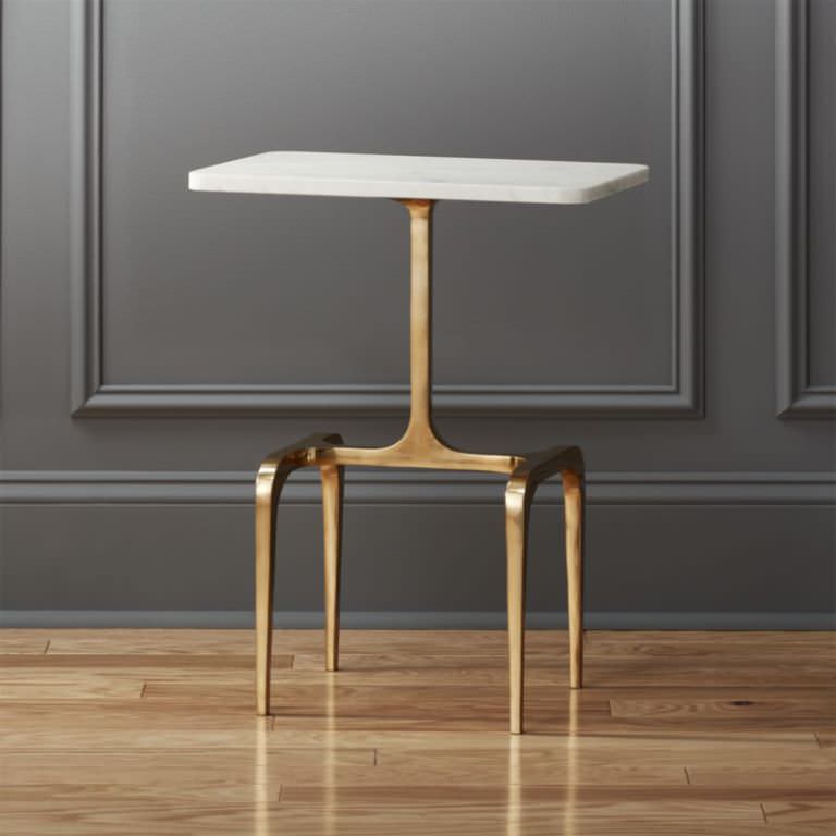 Image of: awesome marble top accent table