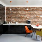 brick-accent-wall-idea-for-small-dining-room
