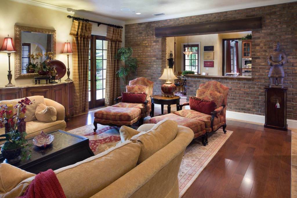 Image of: brick accent wall ideas