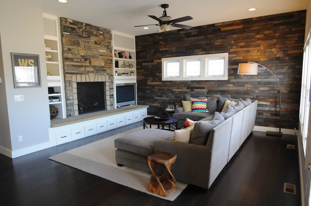 Image of: brick accent wall