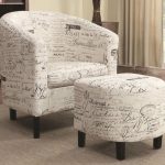 contemporary-accent-chair-with-ottoman