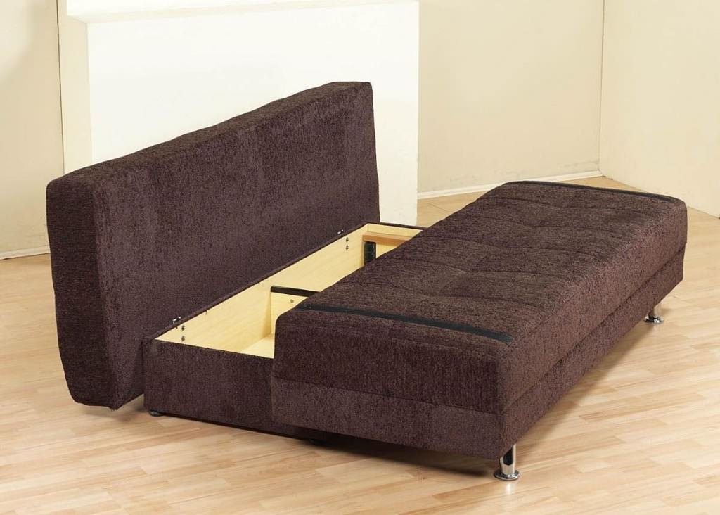 Image of: convertible sofa bed with storage