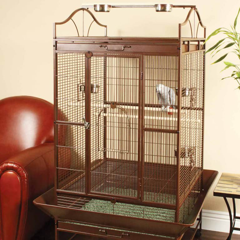 Image of: corner bird cage style