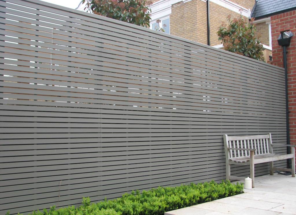 Image of: custom prefab fence panels