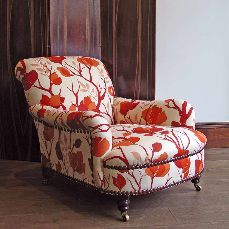 Image of: floral paisley accent chair