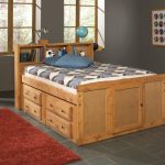 full-size-storage-bed-with-bookcase-headboard-for-kids-bedrooms