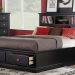 full-size-storage-bed-with-bookcase-headboard-idea