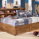 full-size-storage-bed-with-bookcase-headboard-styles