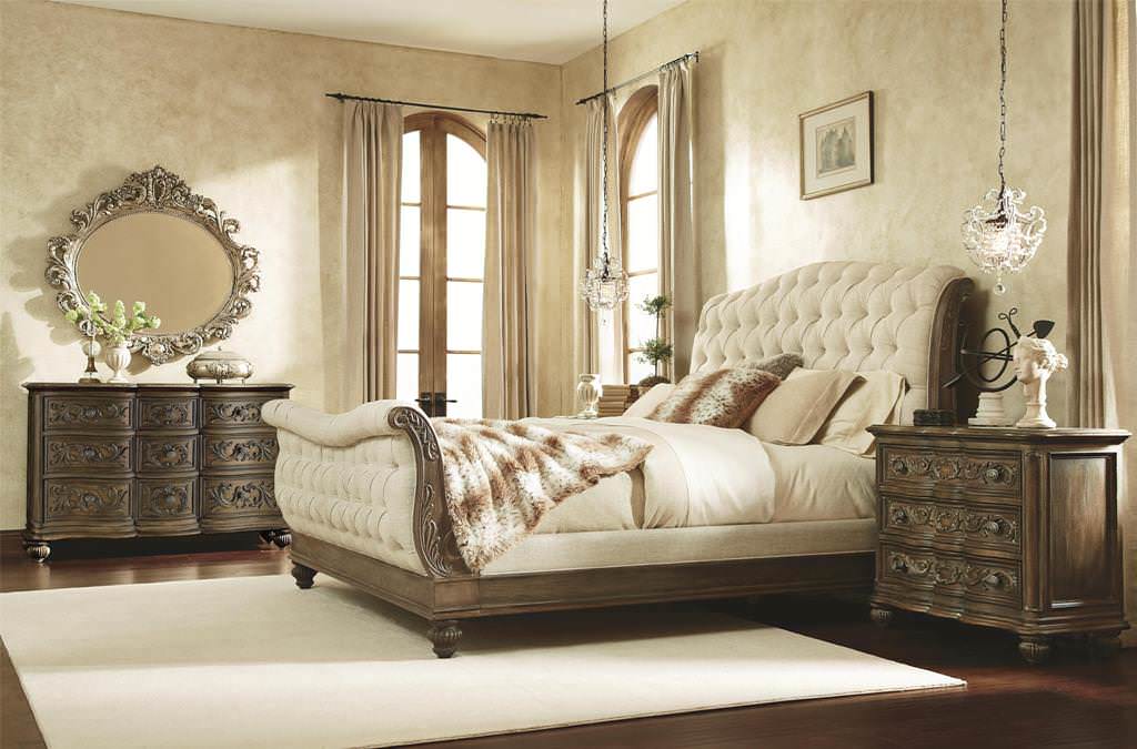 jessica-mcclintock-sleigh-bed-design-for-bedroom-ideas