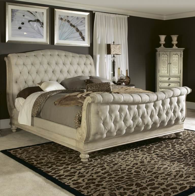 Image of: jessica mcclintock sleigh bed style