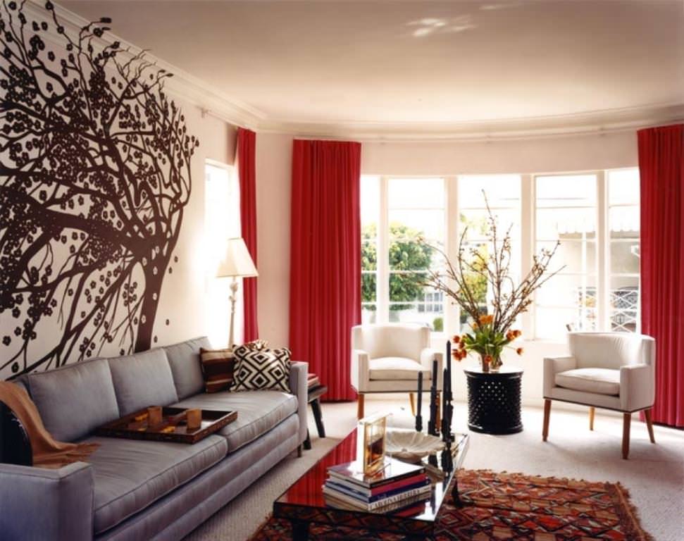 Image of: living room curtain idea styles