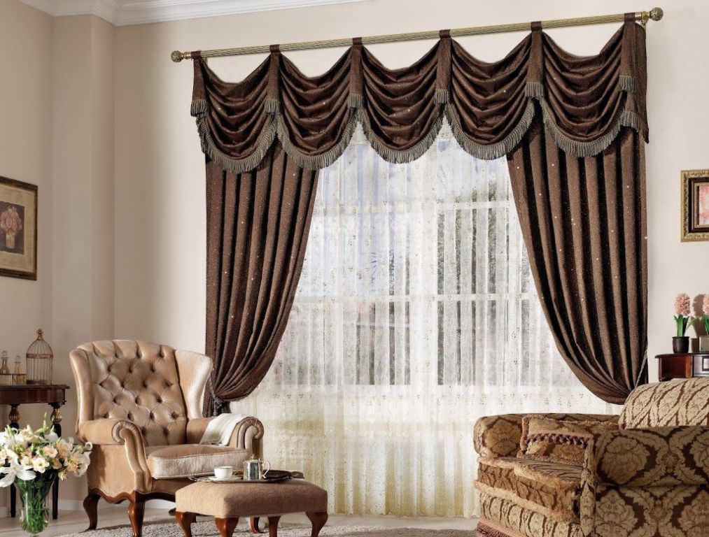Image of: living room exotic curtain ideas