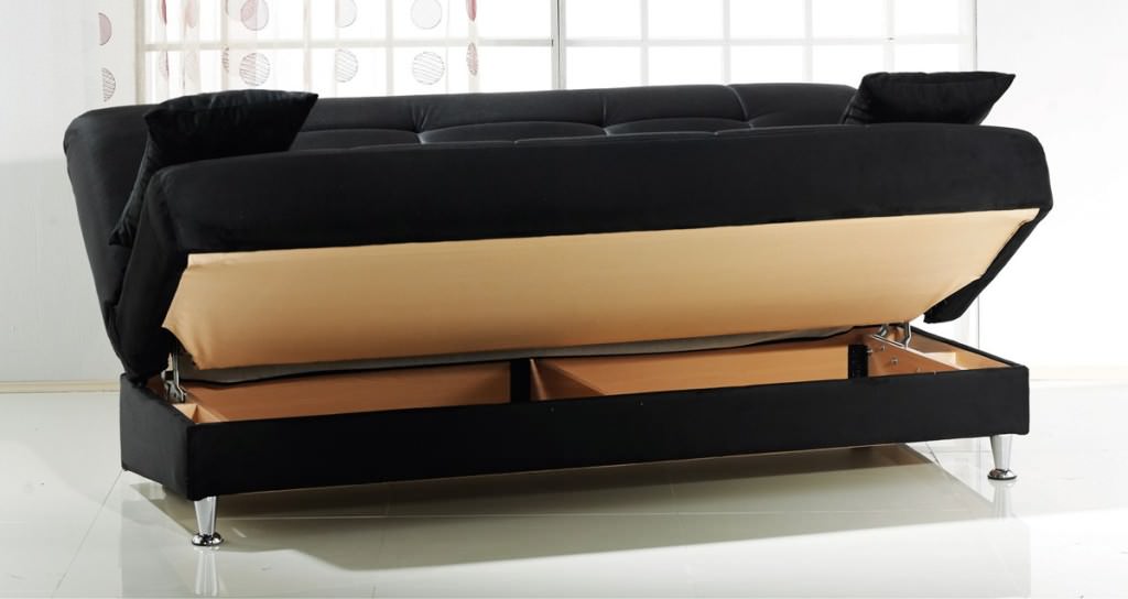Image of: modern convertible sofa bed with storage