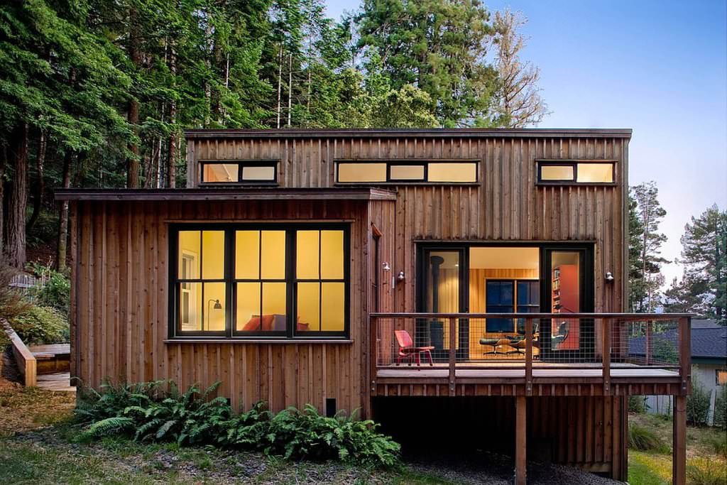 Image of: modern prefab cabins style