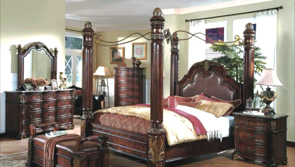 Image of: north shore king canopy bed design for bedrooms