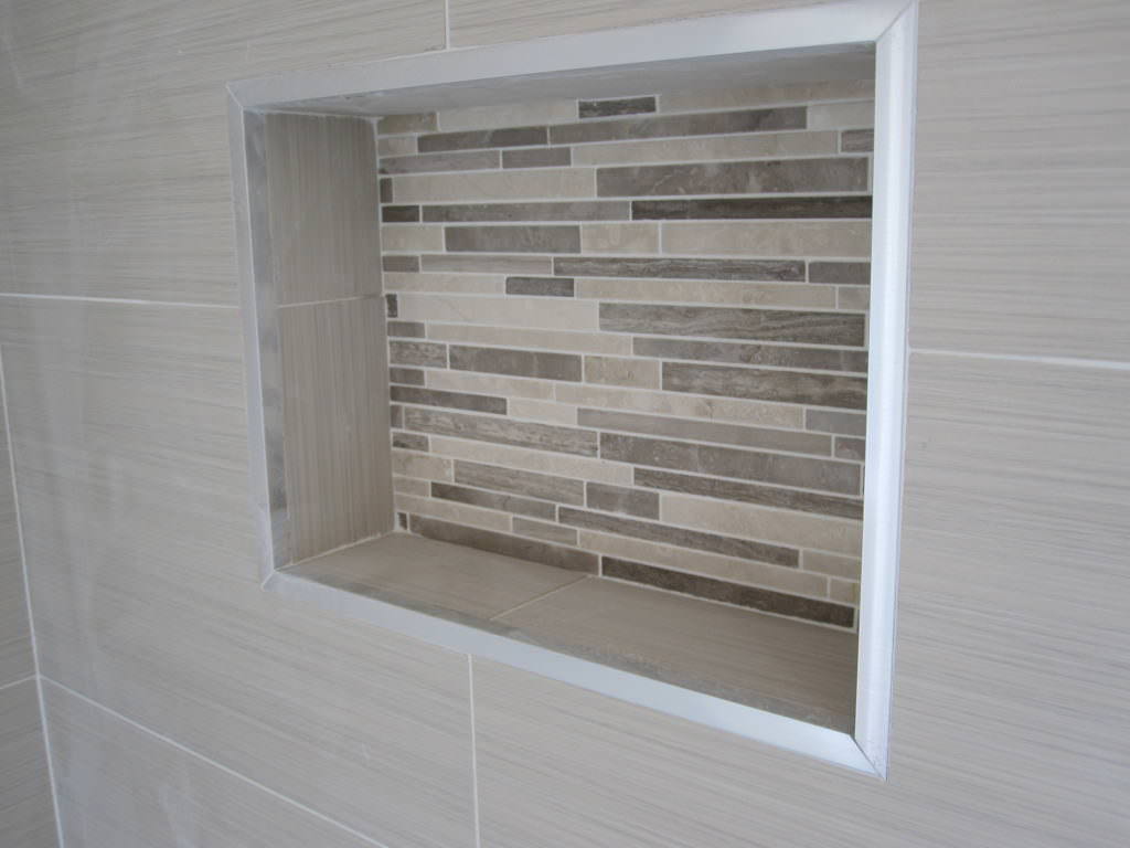 Image of: prefab shower niche plans