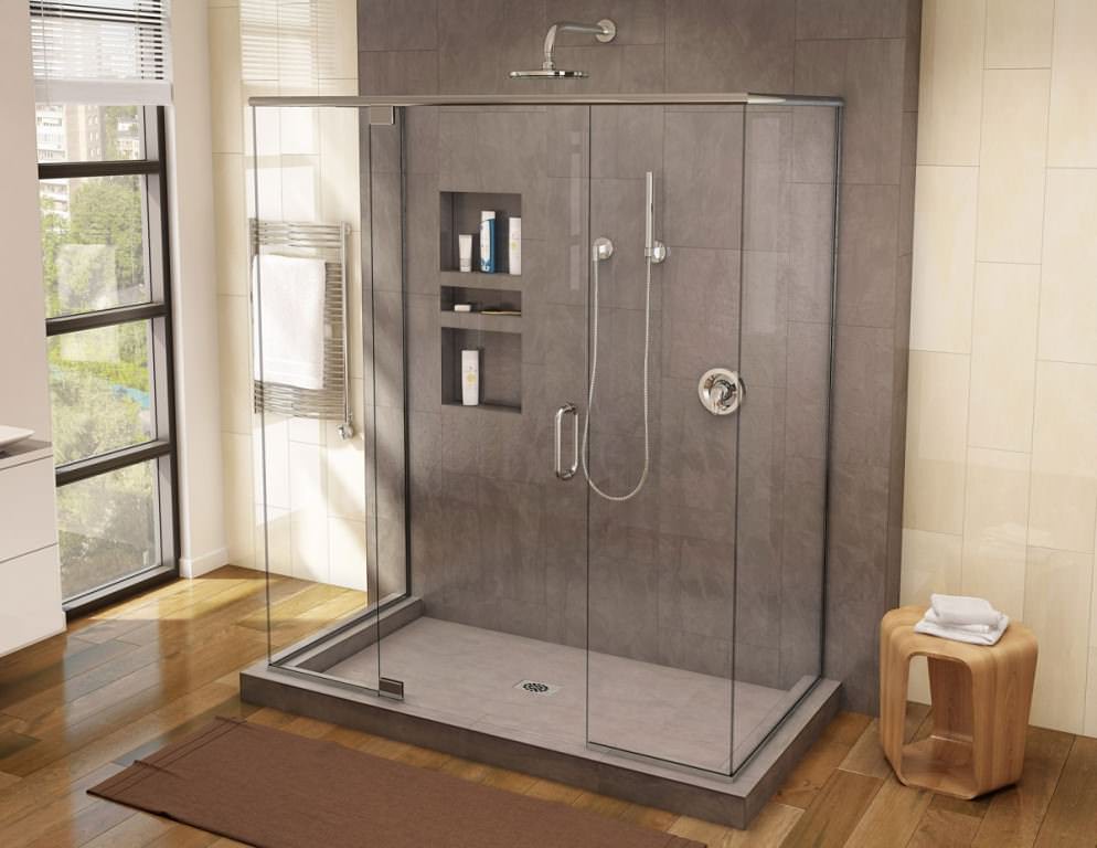Image of: prefab shower niche