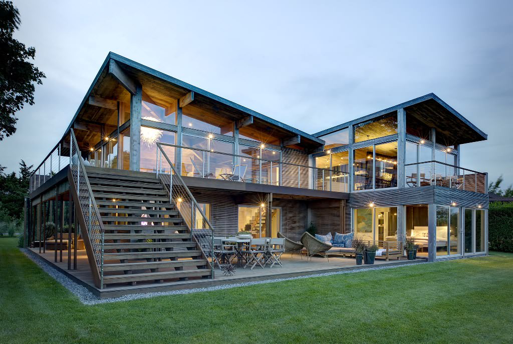 Image of: prefab steel homes design