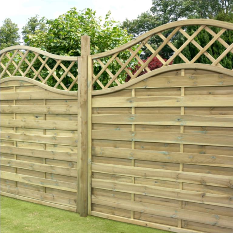 Image of: prefab wooden fence panels design