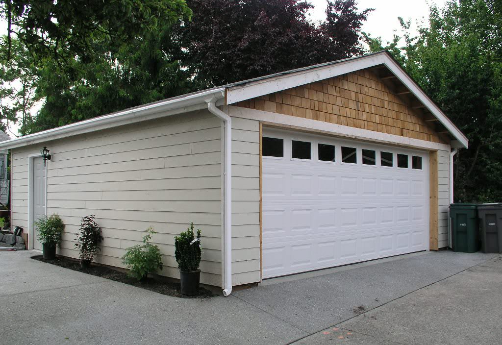 Image of: prefabricated garage kits